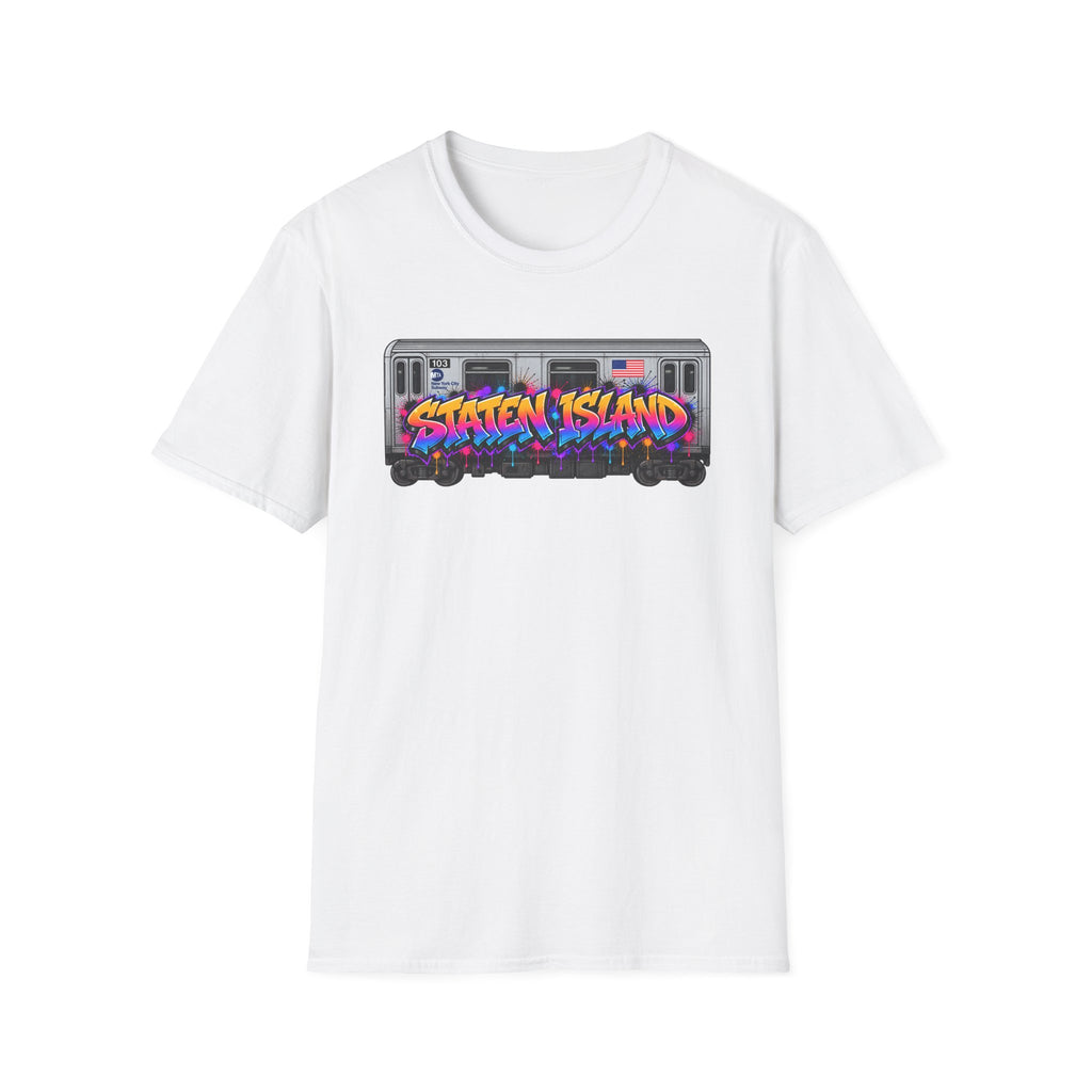 Staten Island Graffiti Subway Car T-Shirt