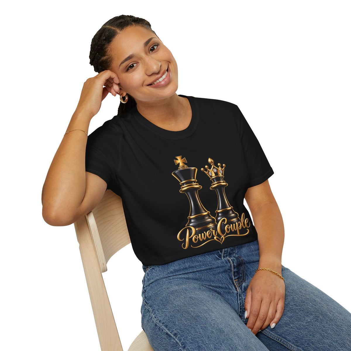 King & Queen Power Couple T-Shirt