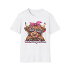 Mission Grafix Highland Cow Pink - T-Shirt