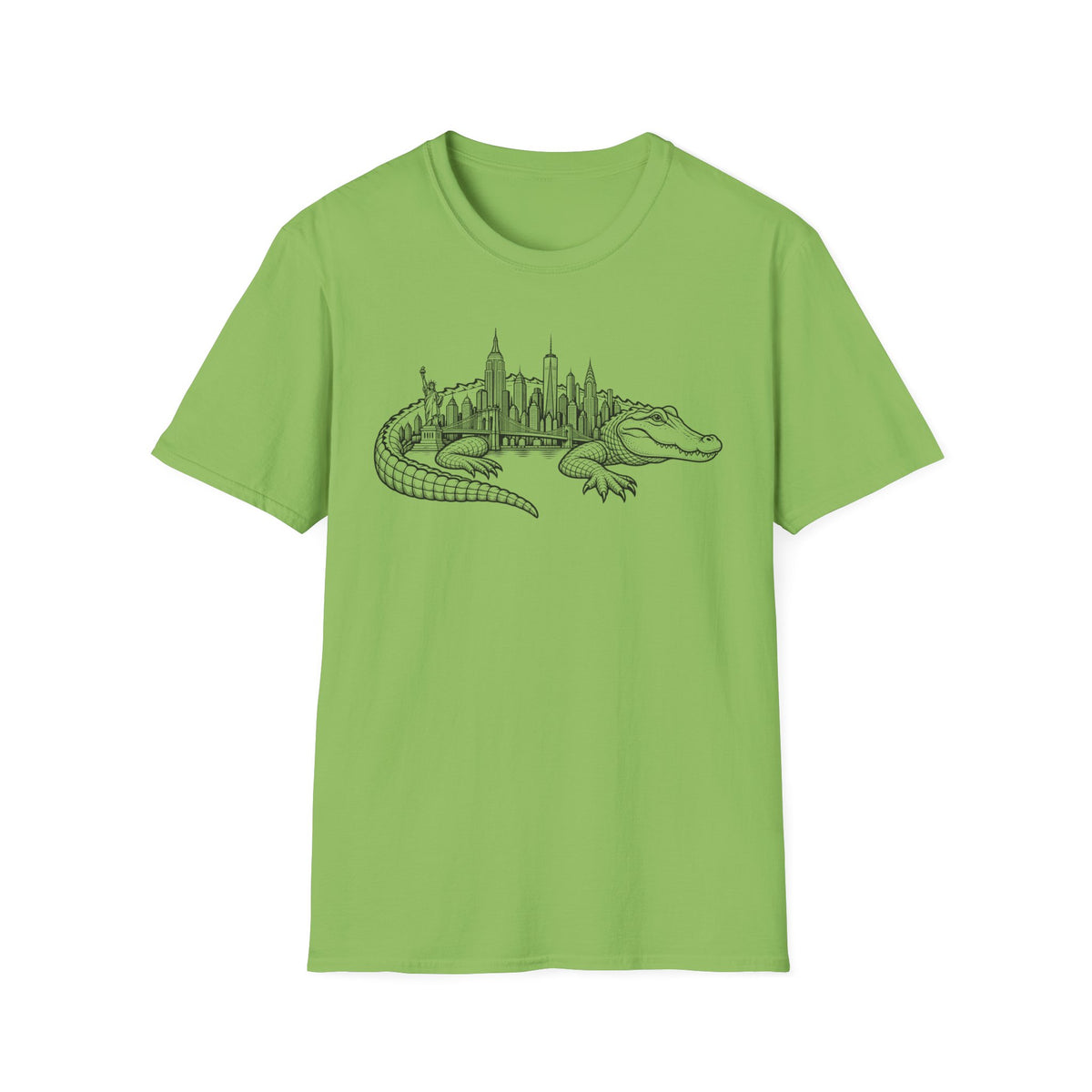 NYC Skyline Alligator T-Shirt