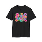 Latina Power Floral Retro T-Shirt