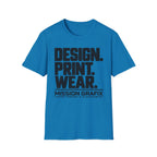 Design. Print. Wear. Graphic Tee — Bold Typography T-Shirt