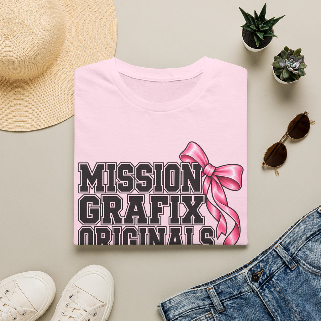 Mission Grafix Varsity Pink Bow II T-Shirt