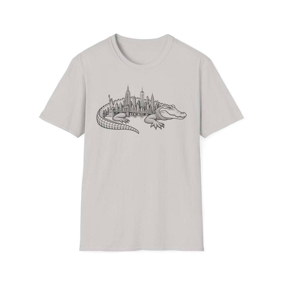 NYC Skyline Alligator T-Shirt