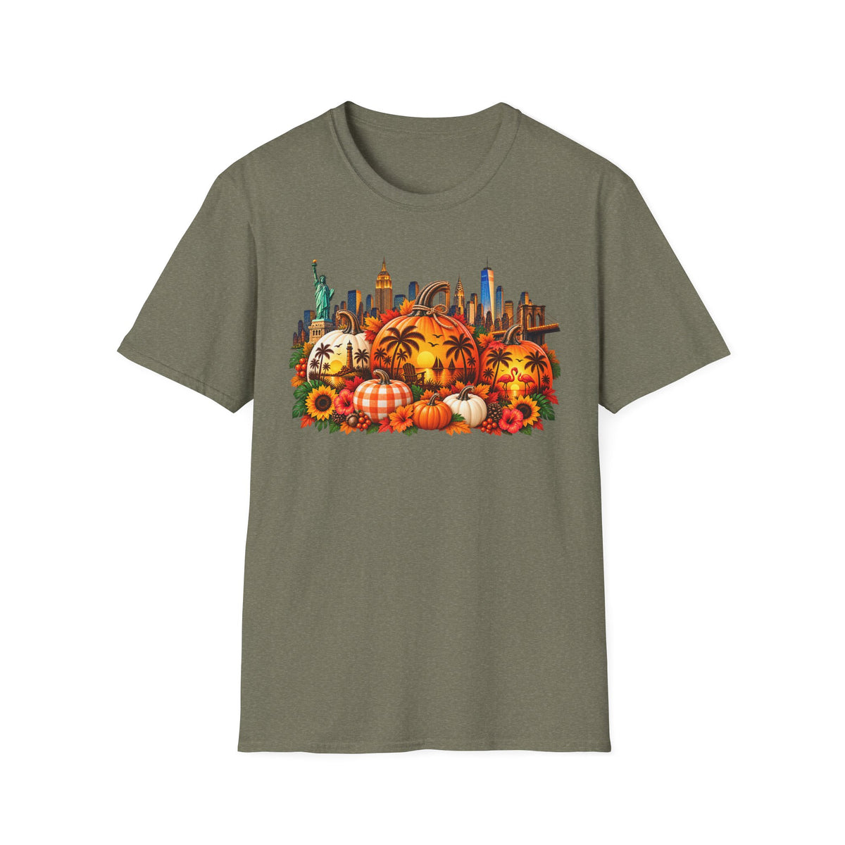 Pumpkin Harvest NY to FL T-Shirt