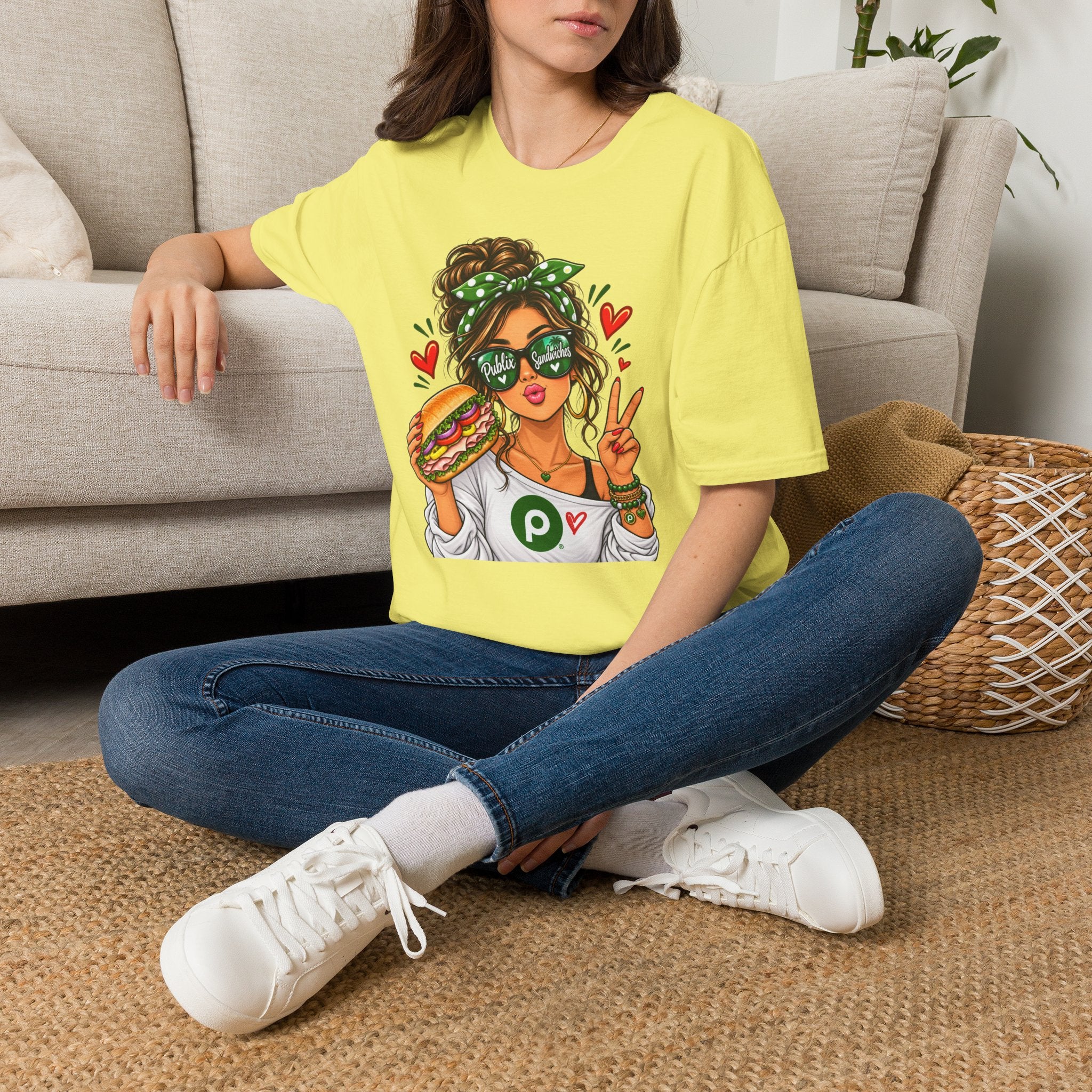 Publix Sandwiches Influencer Girl (Brunette) T-Shirt