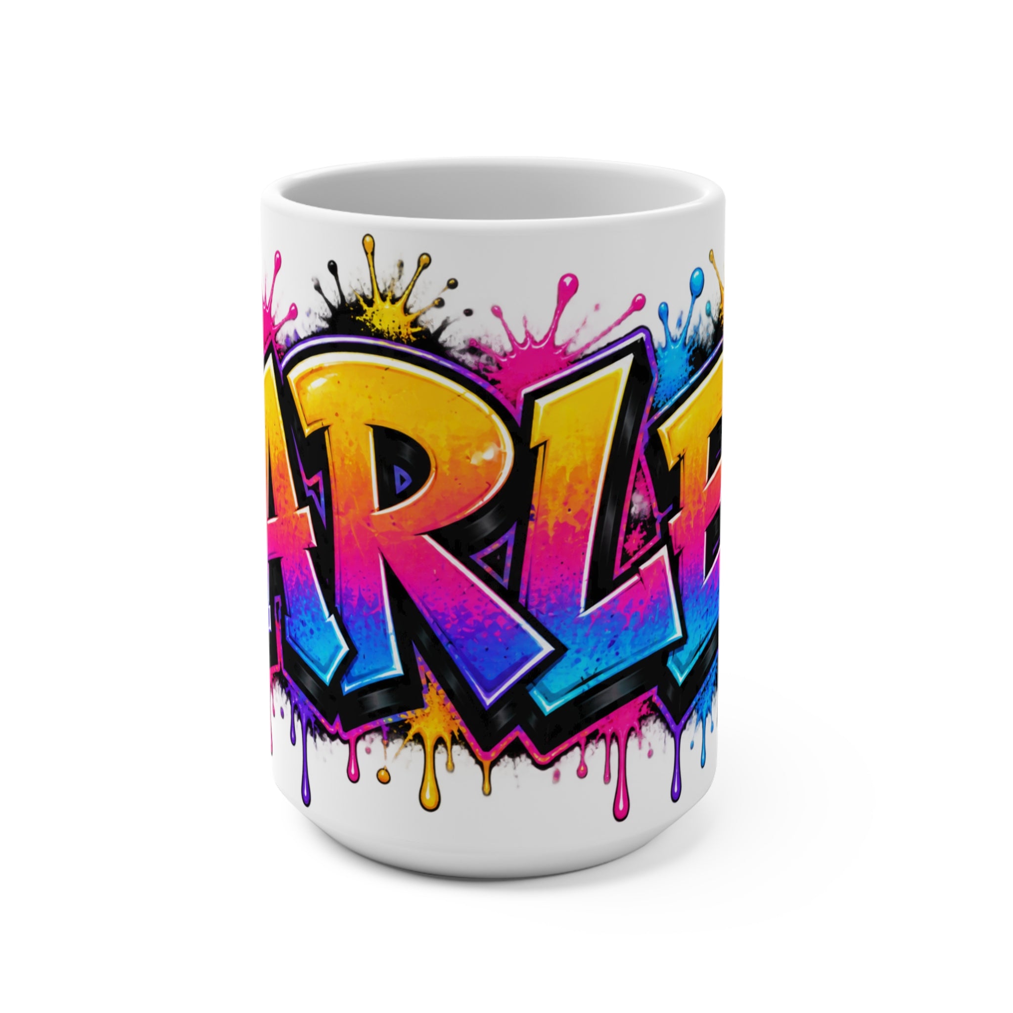 Harlem Graffiti Art Mug | Colorful Drip Street Art Coffee Mug
