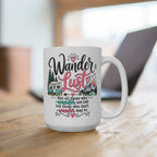 Wanderlust camper van mug | Travel quote 15oz ceramic mug