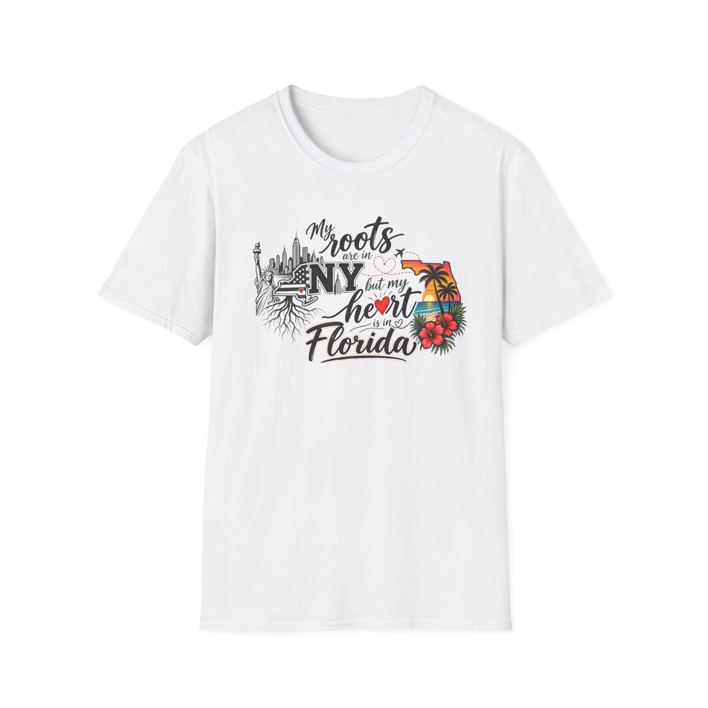 My Roots are in NY and My Heart is in FL II T-Shirt
