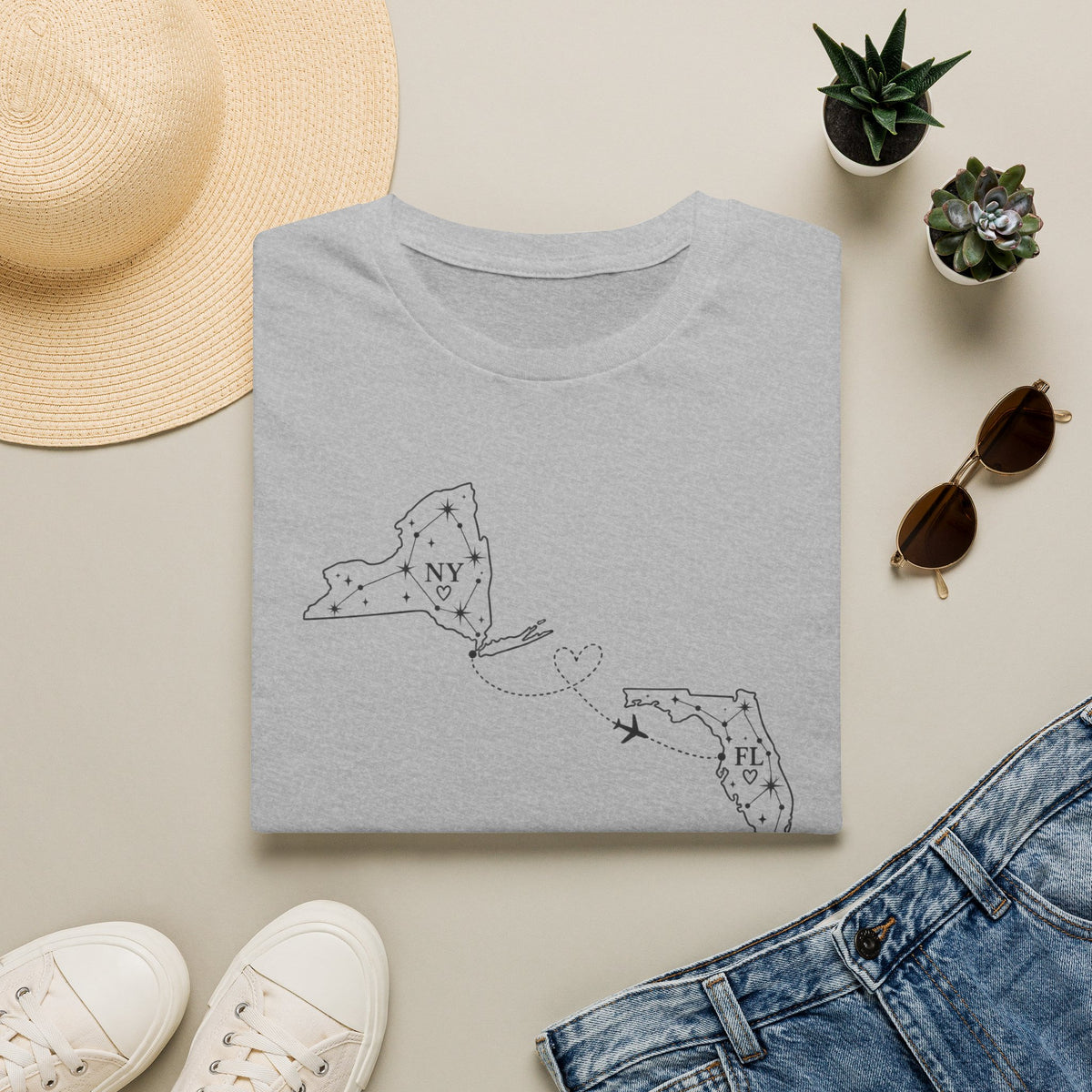 Constellation NY to FL T-Shirt