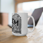 Harlem Born & Raised Mug | City Skyline Typography, Neighborhood Pride