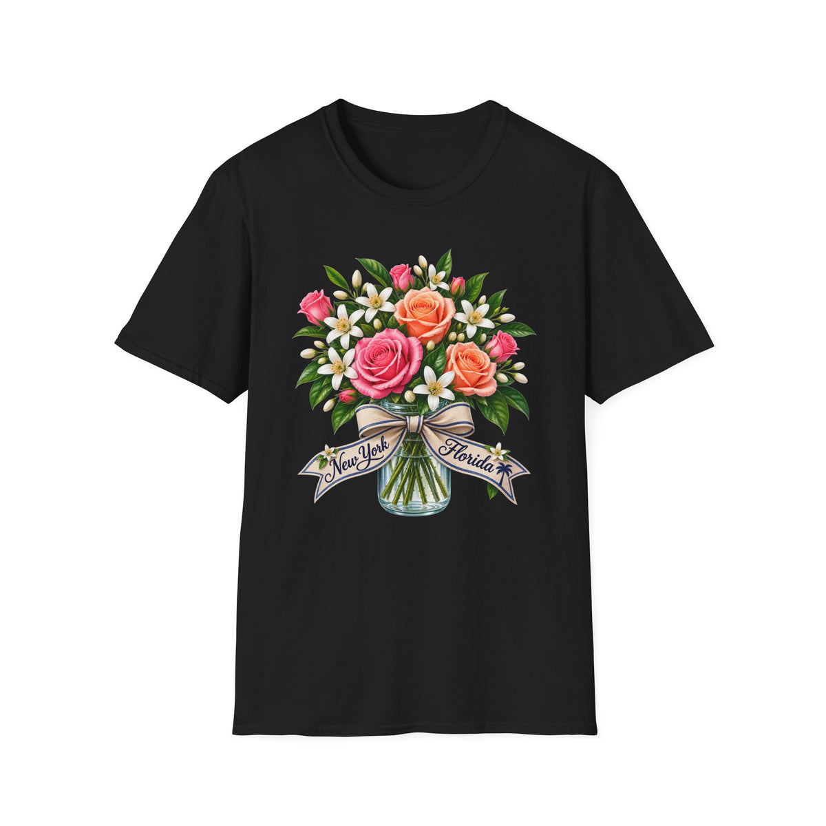 NY to FL Transplant Bouquet T-Shirt