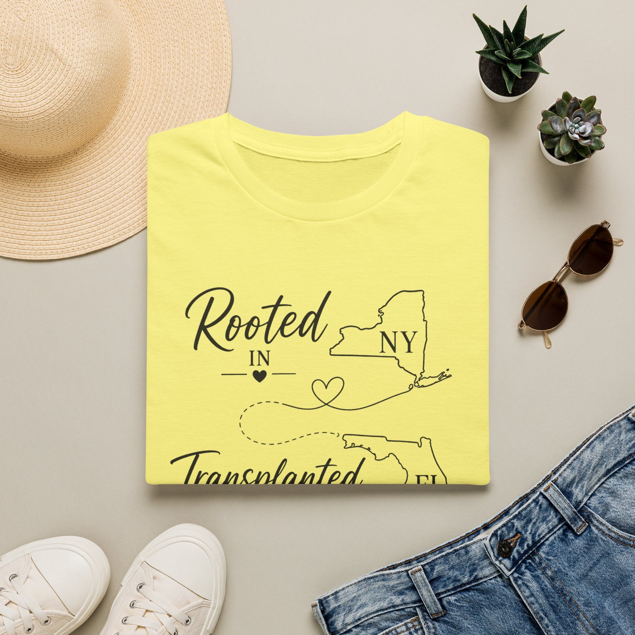Rooted in NY Transplanted in FL II T-Shirt