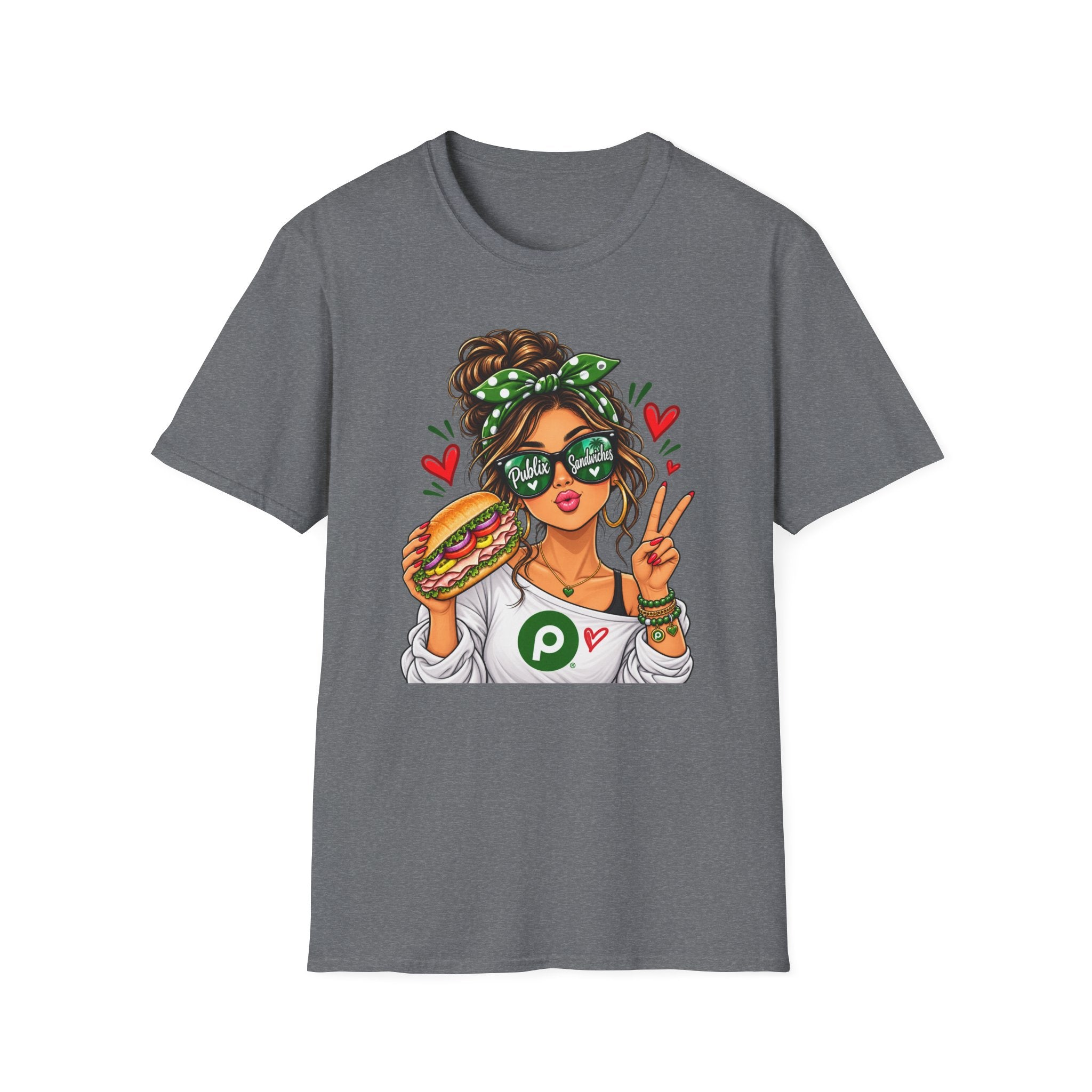 Publix Sandwiches Influencer Girl (Brunette) T-Shirt