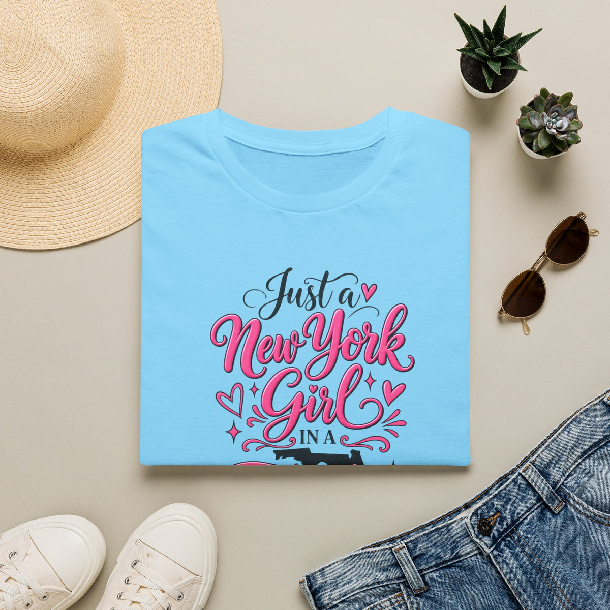 NY Girl in a FL World II T-Shirt