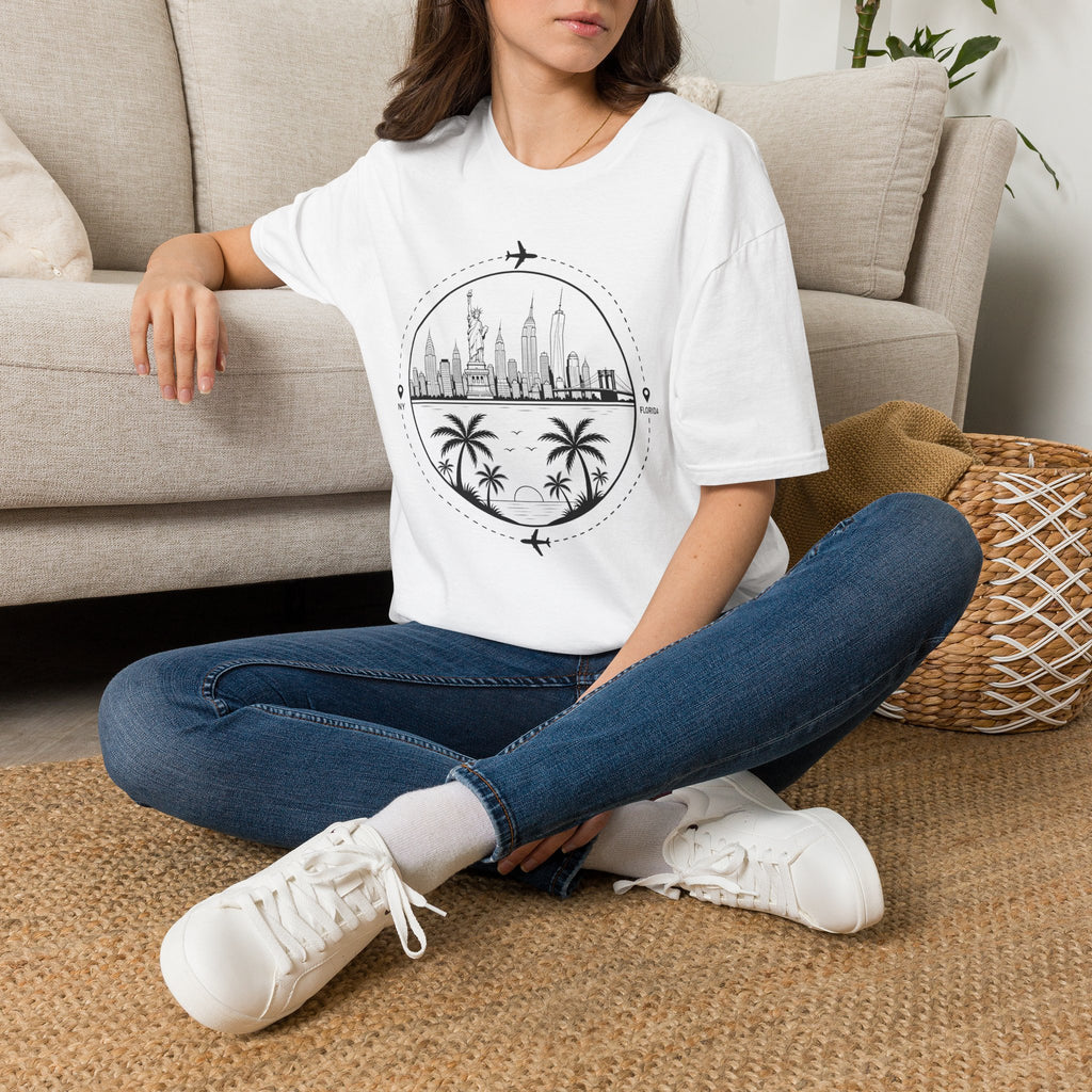 NY to FL Sphere T-Shirt