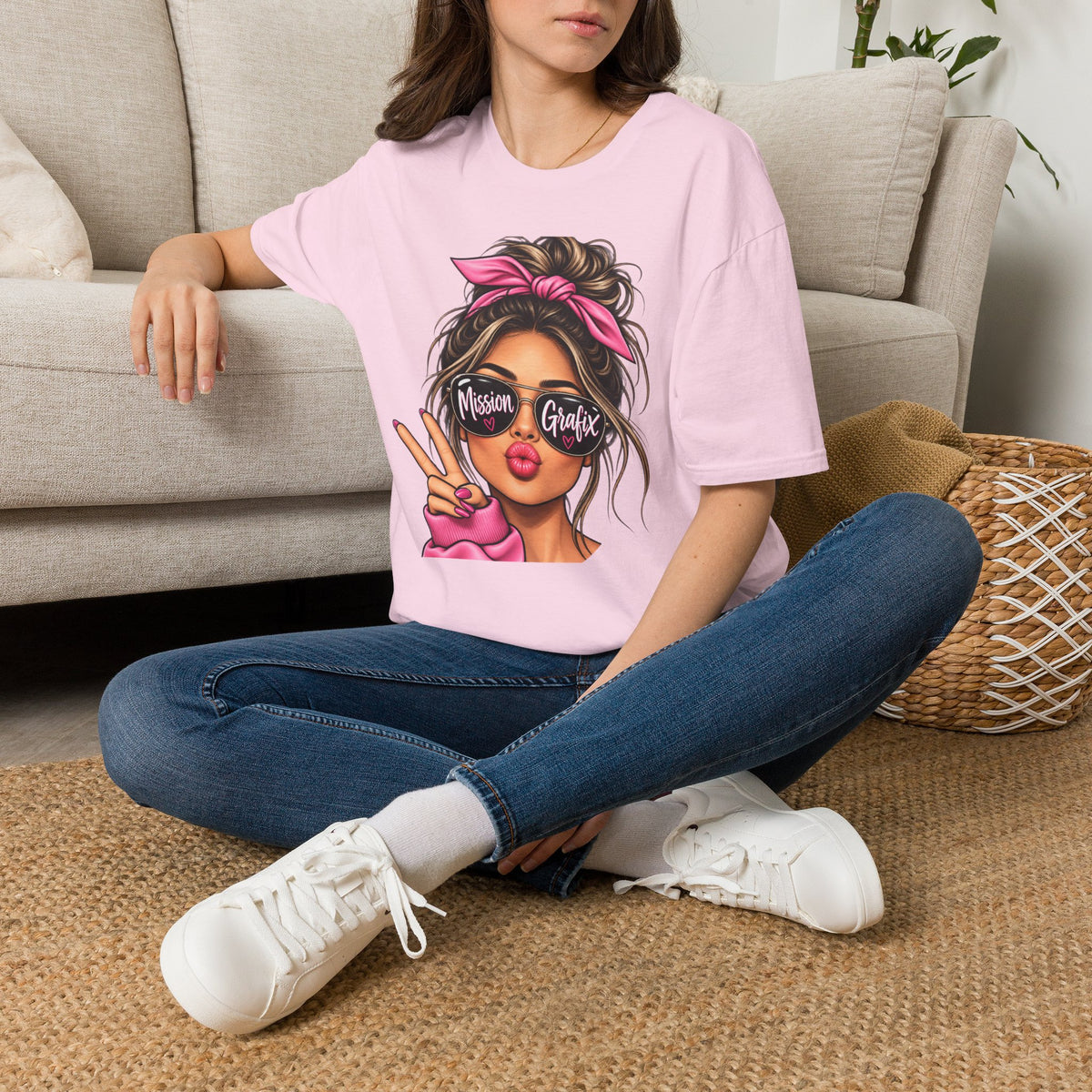 Mission Grafix Influencer Girl T-Shirt