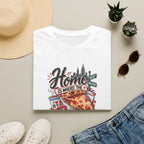 Home Is Where the Pizza Is Folded Right T-Shirt
