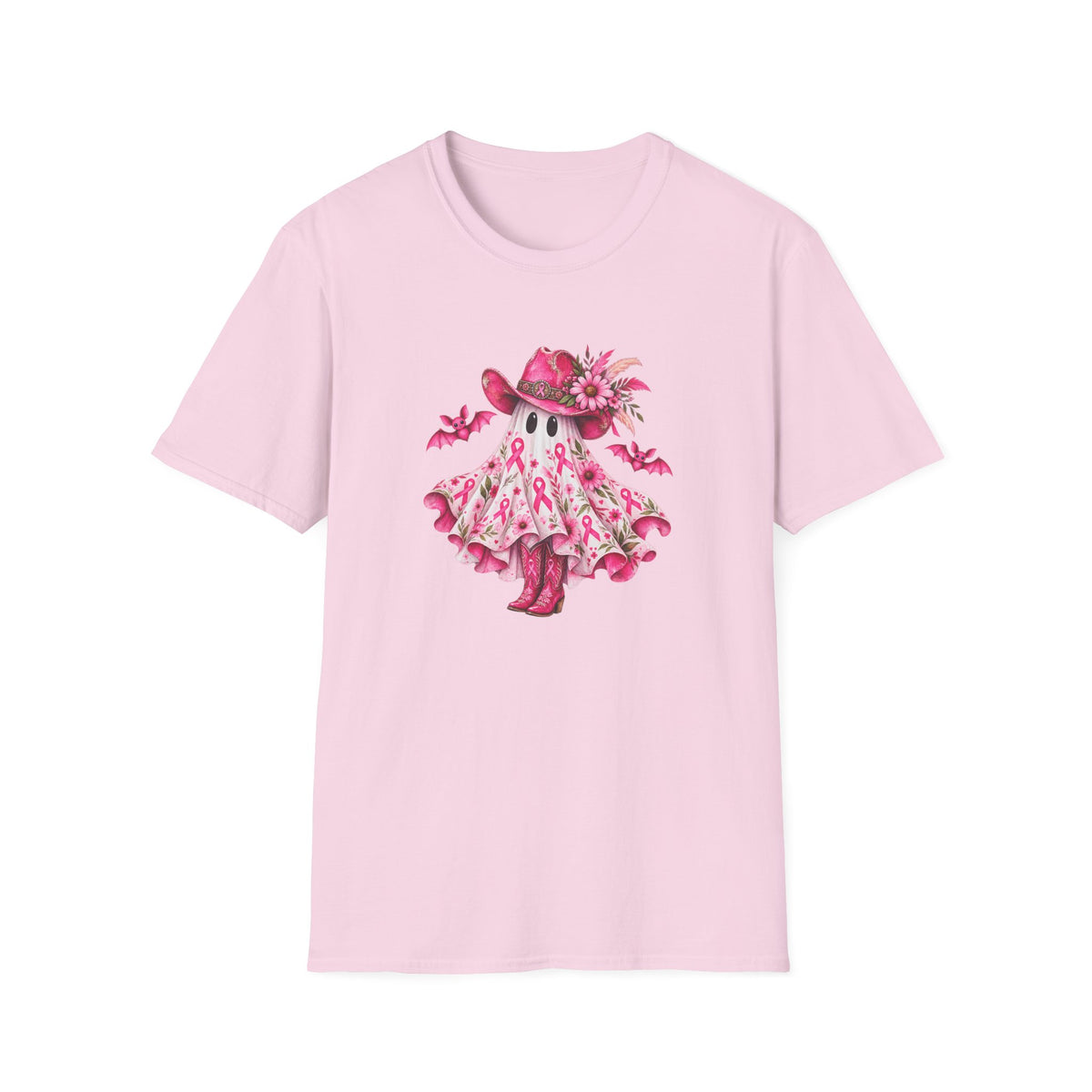 Breast Cancer Cowgirl Ghost T-Shirt