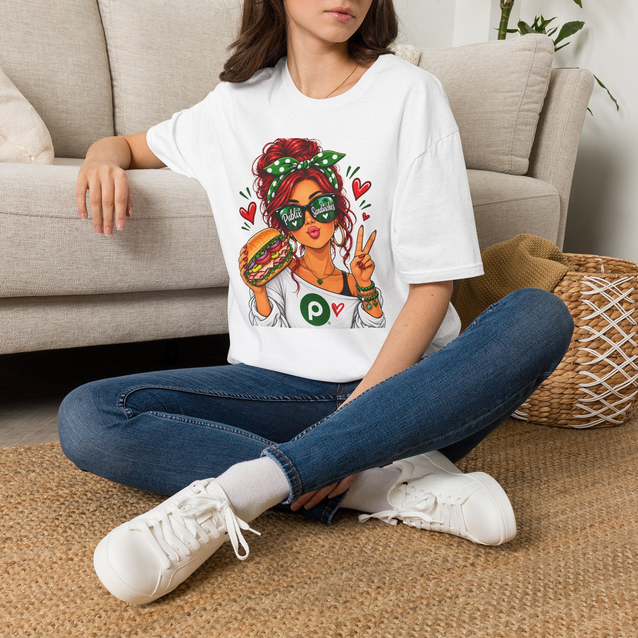 Publix Sandwiches Influencer Girl (Red Head) T-Shirt