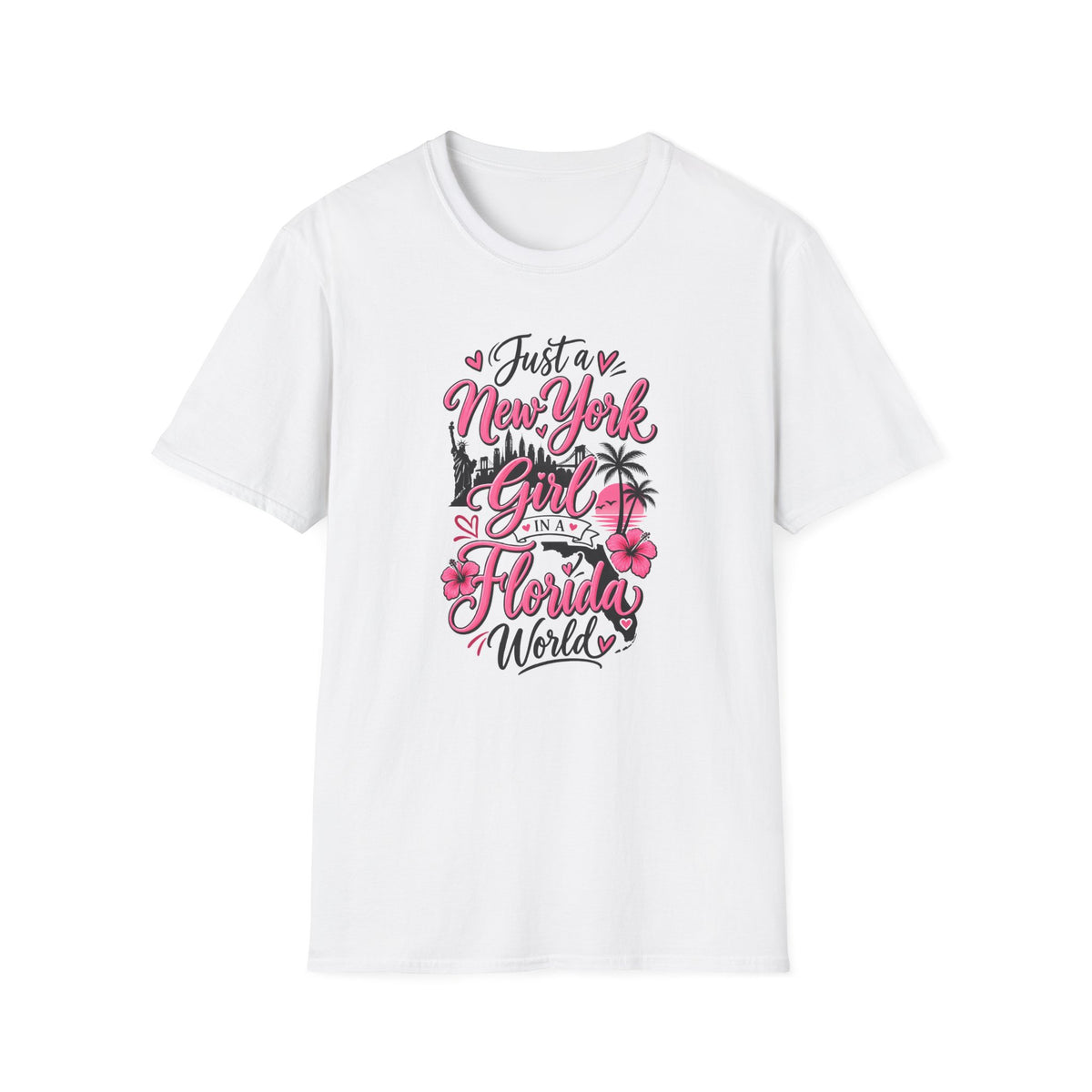 NY Girl in a FL World T-Shirt