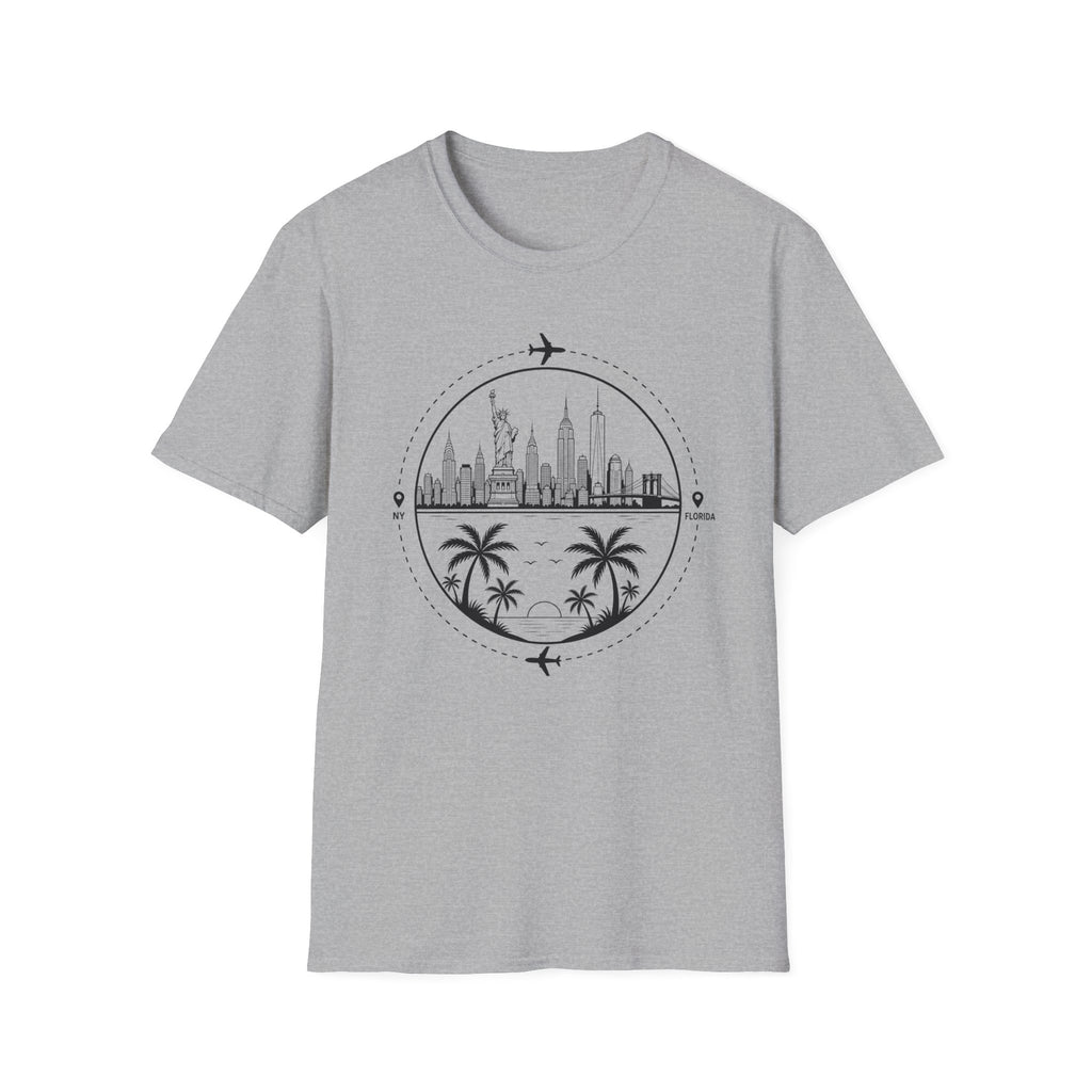 NY to FL Sphere T-Shirt