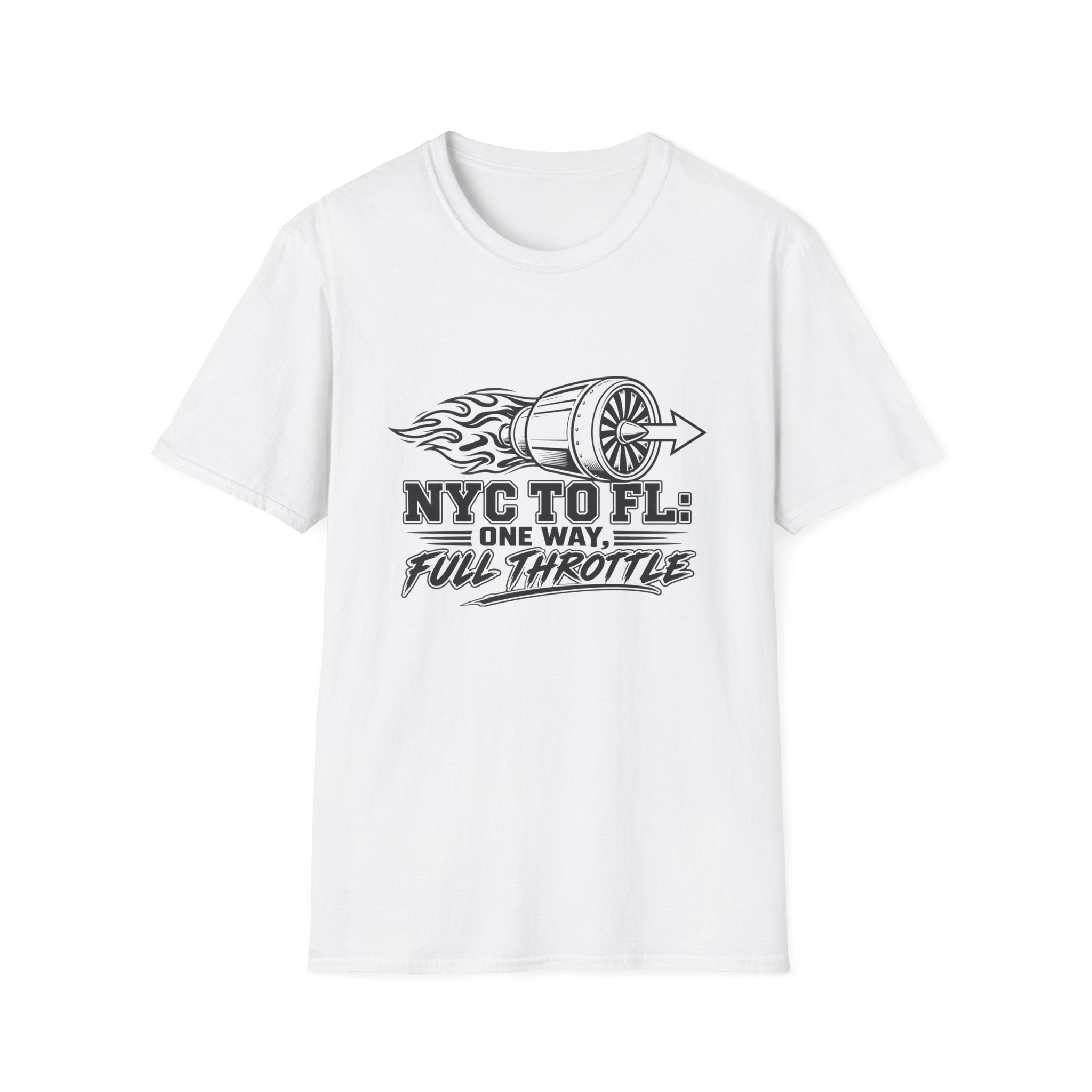 NY to FL Full Throttle T-Shirt
