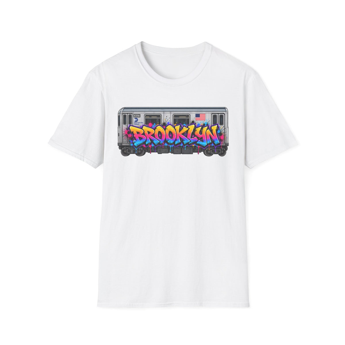 Brooklyn Graffiti Subway Car T-Shirt