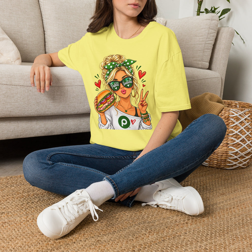 Publix Sandwiches Influencer Girl (Black Hair) T-Shirt