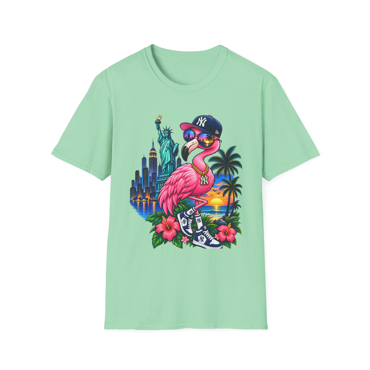 NYC Flamingo T-Shirt