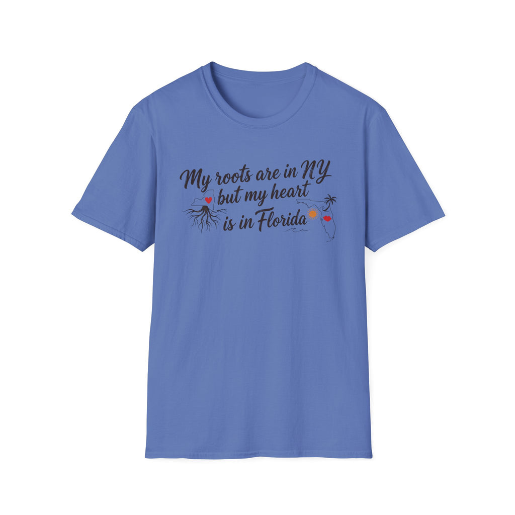 My Roots are in NY and heart is in FL III T-Shirt