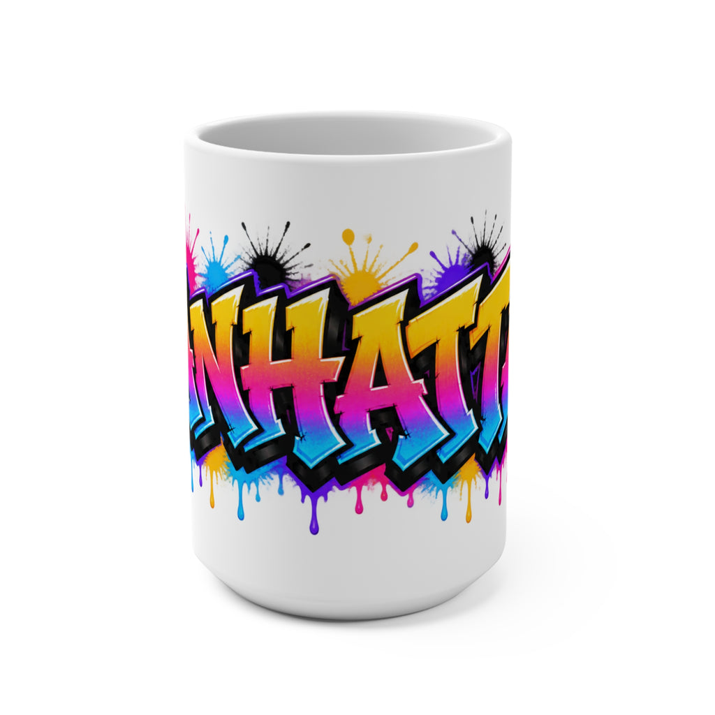 Manhattan Graffiti Mug 15oz | Street Art Drip
