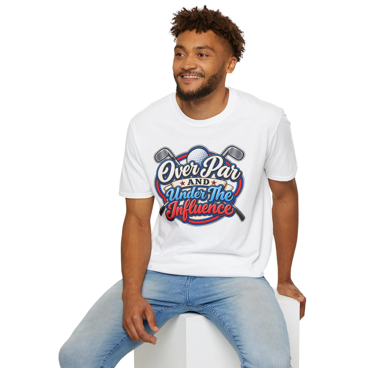 Over Par & Under Influence Color T-Shirt