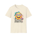 Quilting Is My Happy Place Emoji T-Shirt