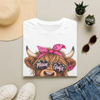 Mission Grafix Highland Cow Pink - T-Shirt