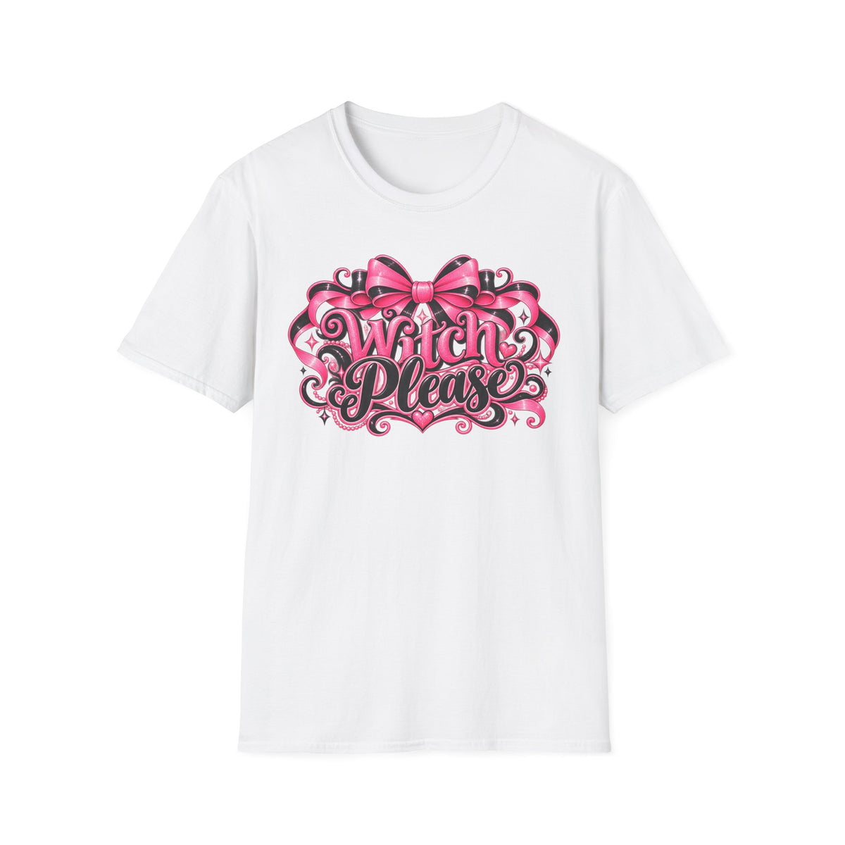 Witch Please Pink Bow T-Shirt