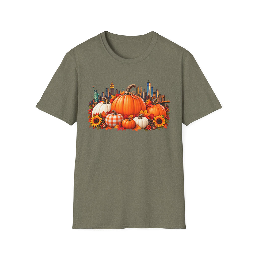Pumpkin Harvest NYC Skyline T-Shirt