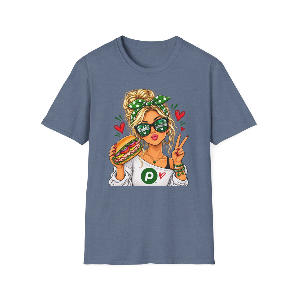 Publix Sandwiches Influencer Girl (Black Hair) T-Shirt