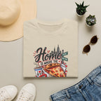 Home Is Where the Pizza Is Folded Right T-Shirt