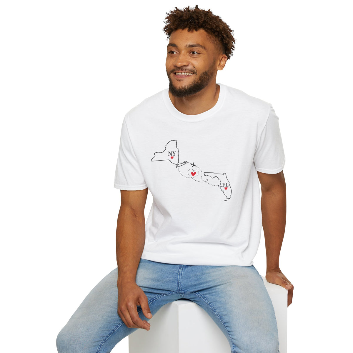NY to FL Flight T-Shirt