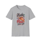 Home Is Where the Pizza Is Folded Right T-Shirt