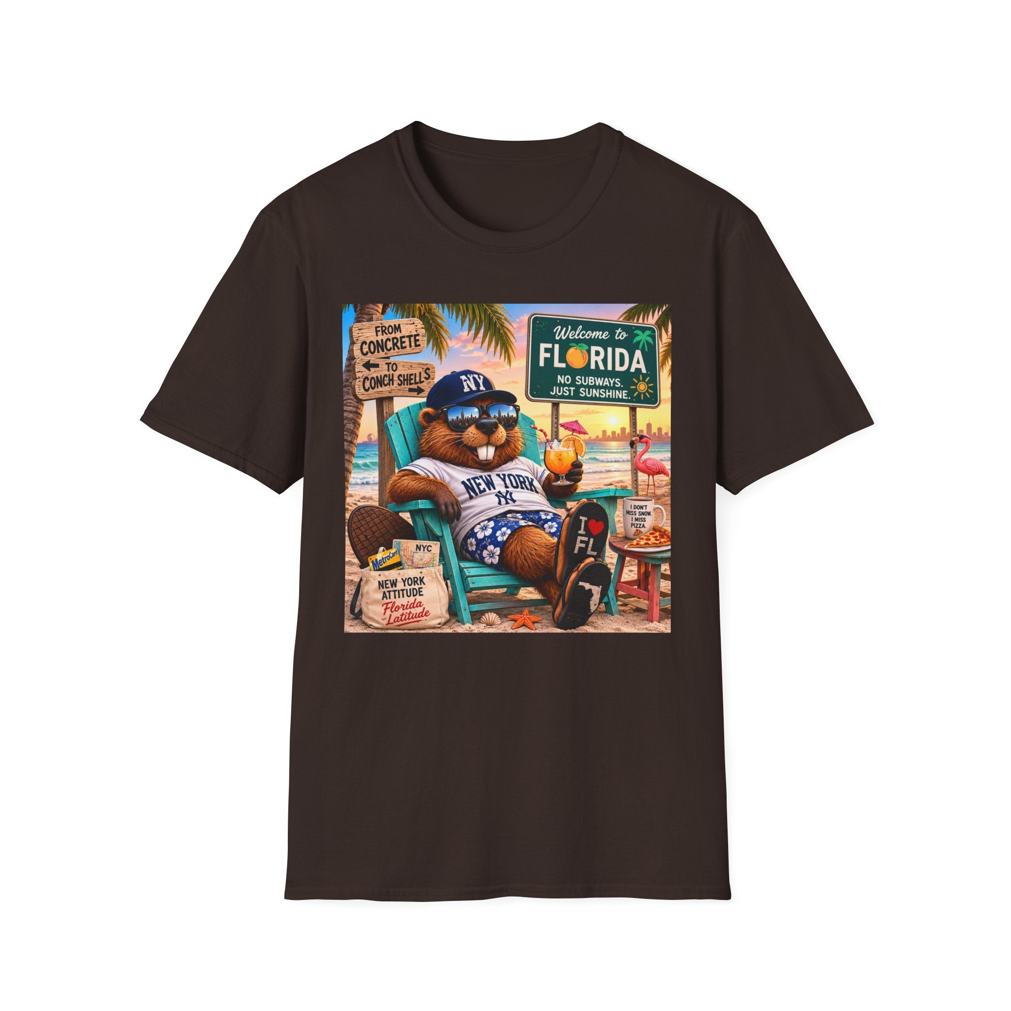 Beaver's NY to FL Escape T-Shirt
