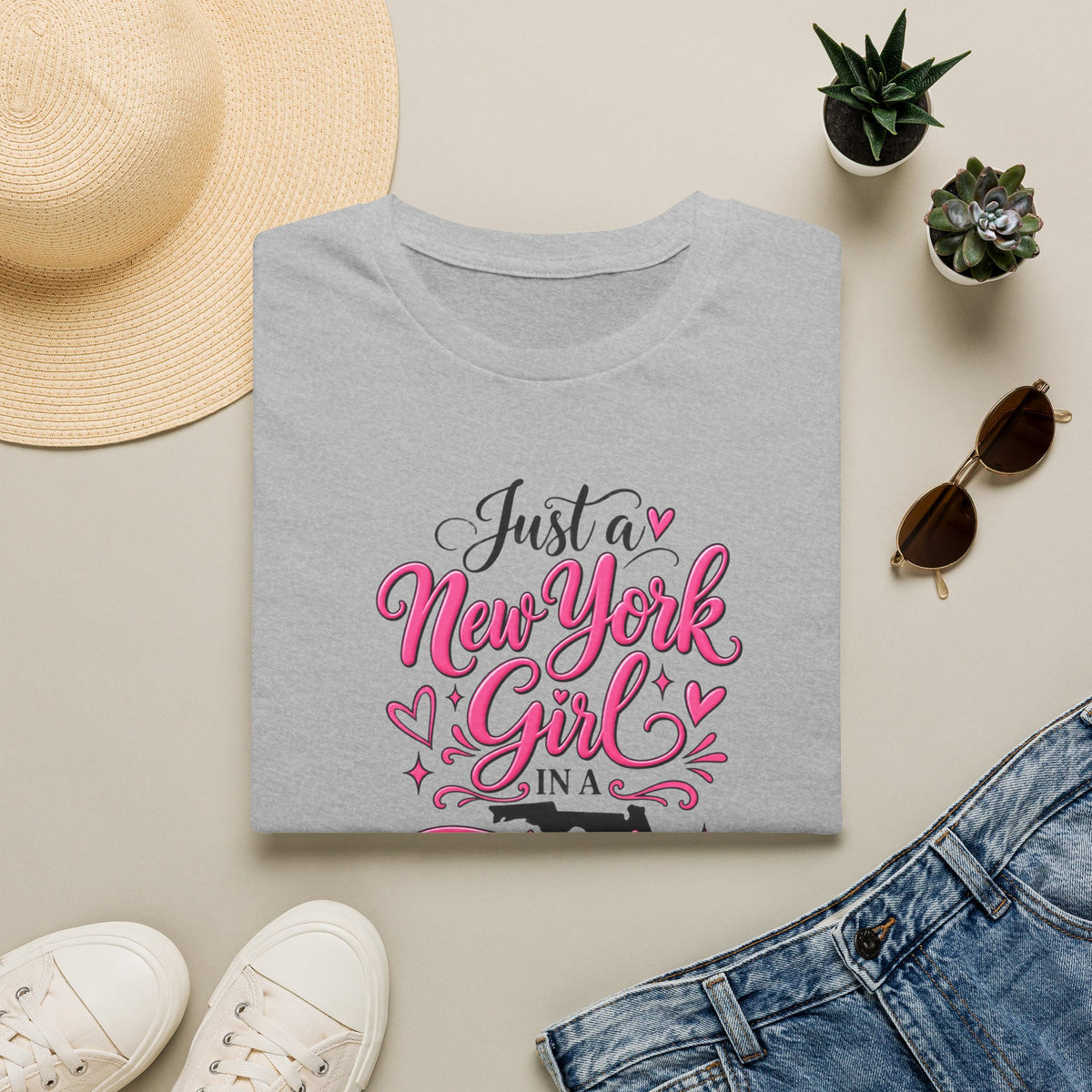 NY Girl in a FL World II T-Shirt