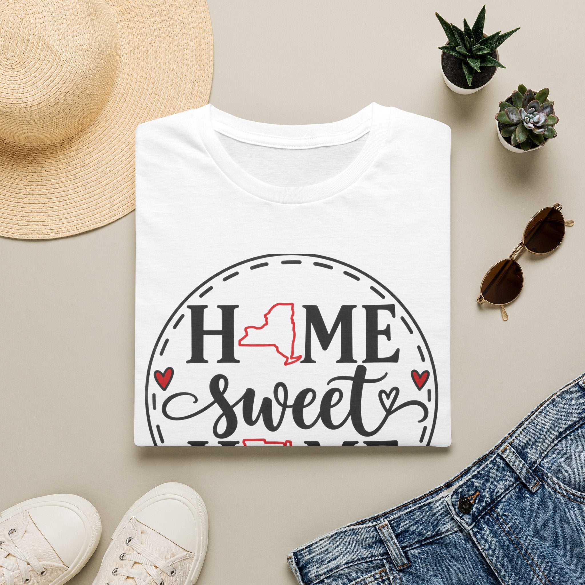 Home Sweet Home (NY to FL) T-Shirt