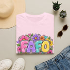 FAFO Floral Bubble Letters T-Shirt