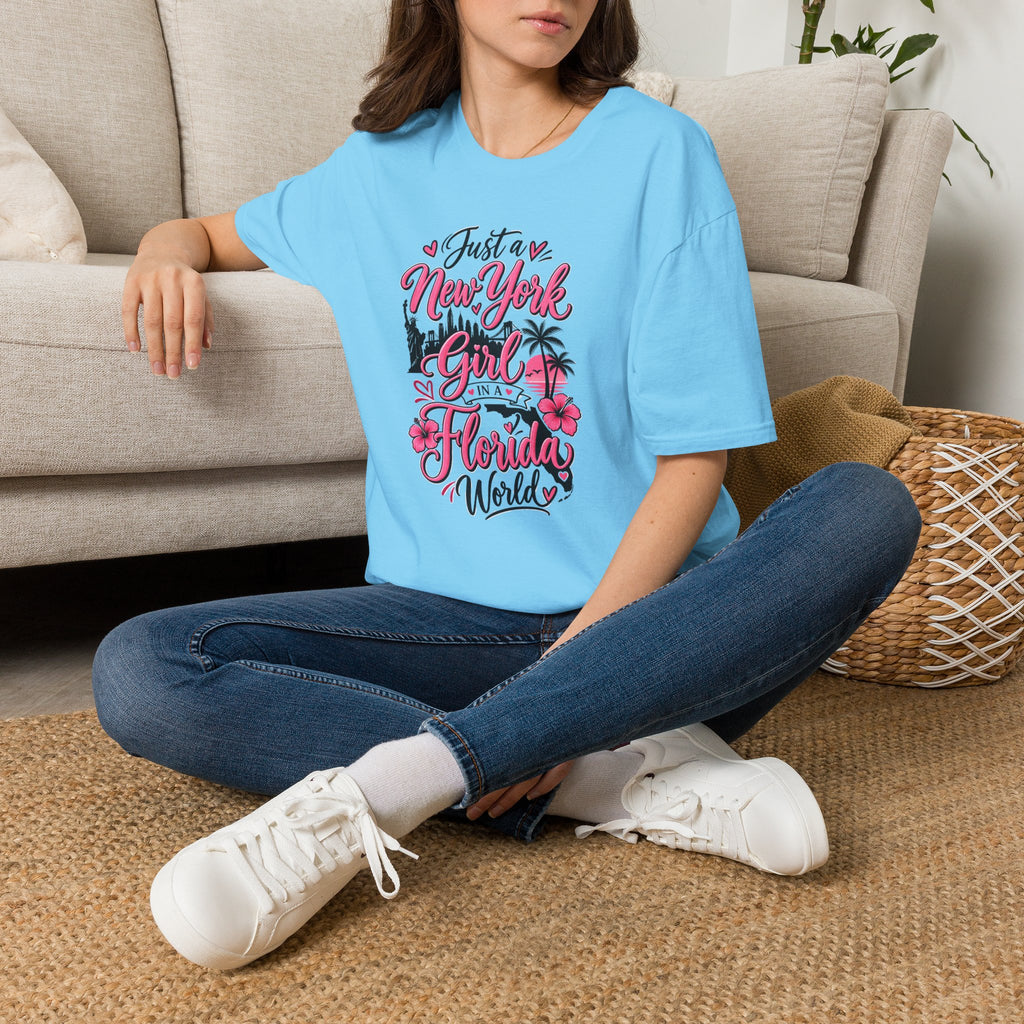 NY Girl in a FL World T-Shirt