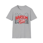 Harlem Born & Raised Red Letters T-Shirt