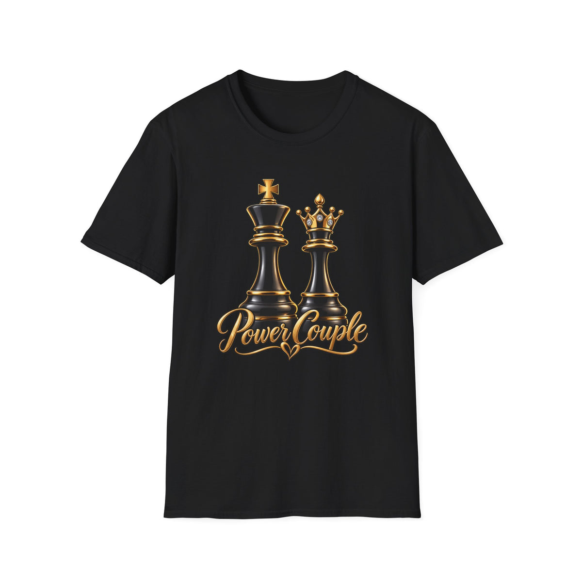 King & Queen Power Couple T-Shirt