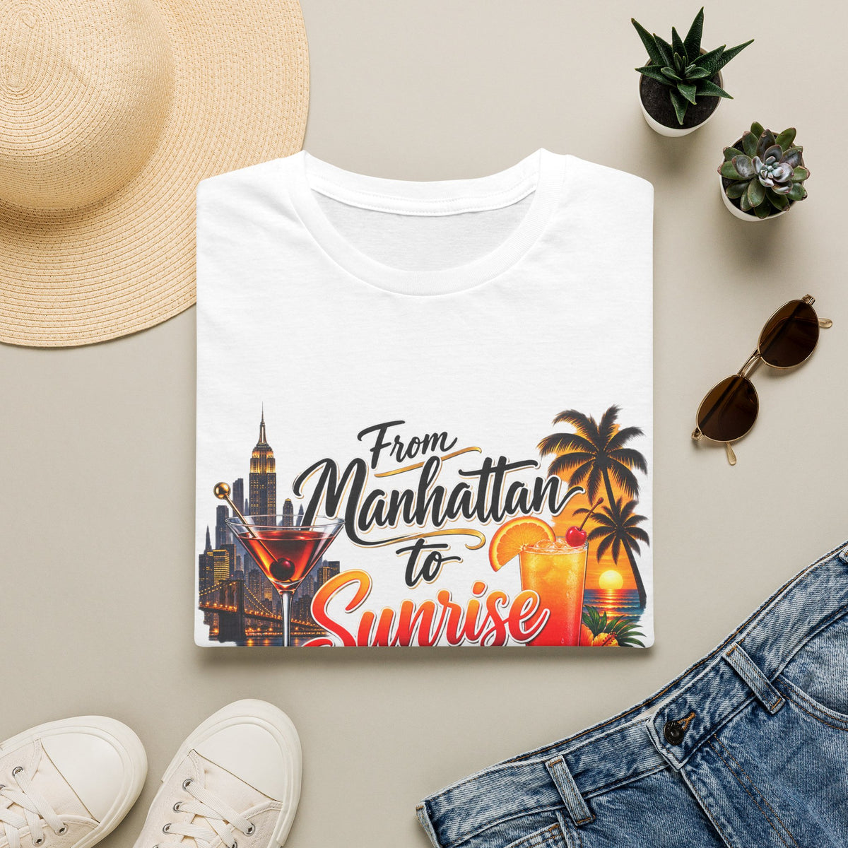 Manhattan to Sunrise T-Shirt