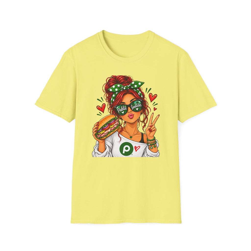 Publix Sandwiches Influencer Girl (Red Head) T-Shirt